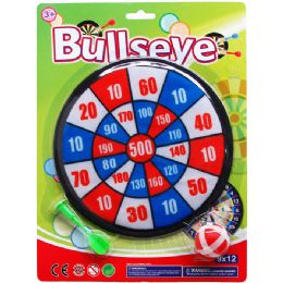 96 Pieces 7.75" Dart Board W/ Accss On Blister Card - Sports Toys