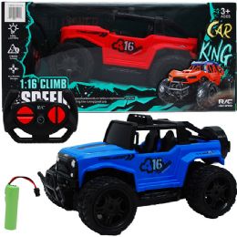 12 pieces 9.25" 1:16 4ch B/o R/c Vehicle W/ Recharable Batt. In Box Ast - Car, Planes, Trains & Bikes