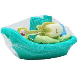 9 Sets 12" Beach Boat With 7pc Accessory - Beach Toys
