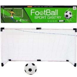 12 pieces 49l*25h In Soccer Set W/ 5.5" Ball In Color Box - Soccer Balls