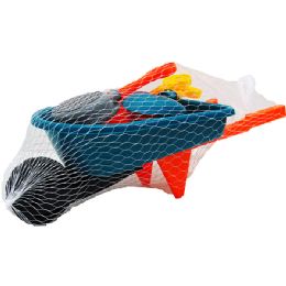 12 Pieces 16.75" Beach Wheelbarrow With 8pc Accessories - Beach Toys