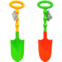 48 Pieces 21" Shovel Play Set 3 Assrt Colors - Beach Toys