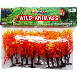 24 pieces 12pc Trees In Pvc Bag W/ Header - Craft Stems