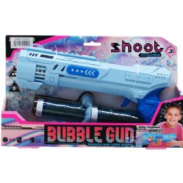 12 pieces 10.75" B/o Bubble Gun W/ Sound & Light In Open Box, 2 Assrt - Bubbles