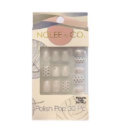 24 pieces Polish Pop 30 Pc (black Polkadots) - Store