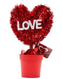 36 pieces Vi Tinsel Heat With Base Red, 20.5*11.4*7.3cm - Store