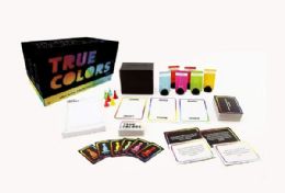 6 pieces Games Adults Play - True Colors Card Game - Black - Card Games