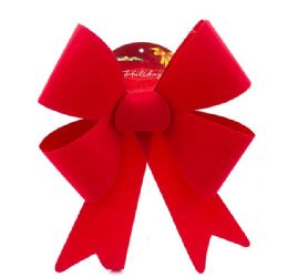 24 pieces Ribbon Jumbo Red Velvet 54*60+69cm, Width 17.5cm - Bows & Ribbons