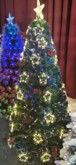 6 pieces Xm Tree Led 3 Ft, 90 Tips, 10 Star Lights, 8 Pines - Christmas Decorations