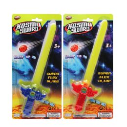 144 pieces 6x12' 11' Sword W/ Light On Card - Toy Weapons