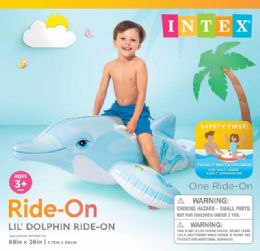 6 pieces of Intex Lil' Dolphin RidE-on