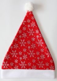 72 pieces Xm Hat Hat Snowflakes Print 30*41cm - Christmas Decorations
