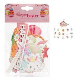 360 pieces Easter Cupcake Decoration - 1 Large Cake Insert + 15 Cupcake - Easter