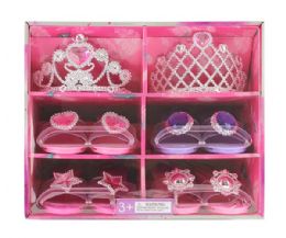 6 pieces 4 Pair Shoes With 2 Tiara - Party Hats & Tiara