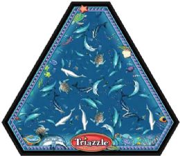 60 pieces Triazzle Dolphins Brainteaser Puzzle - Puzzles