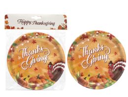 288 pieces Thanksgiving Paper Plate With 9inch  10pcs - Thanksgiving