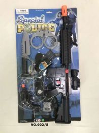 24 pieces Police Force Machine Gun Set - Boys Toy Sets