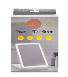 6 pieces Nolee And Co. Travel Led Mirror - Assorted Cosmetics