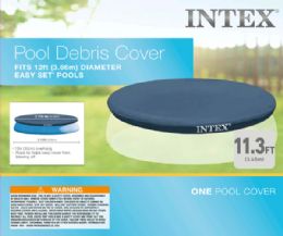 6 pieces of Intex Pool Cover 12ft X 12 Fits 12ft Easy Set