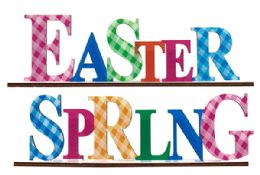 48 pieces Easter Desk Decoration - 2 Assorted Designs, 9.1" X 3.9" X 1. - Easter