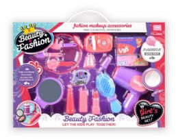 6 pieces Beauty Set W/ Hair Dryer In Open Blister Box - Girls Toy Sets