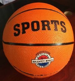 24 Wholesale Basketball No. 7 - Original Color - Rubber