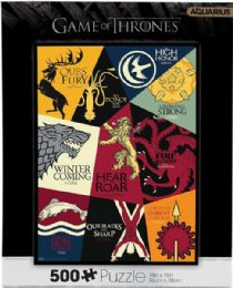 12 pieces Games Of Thrones Mottos 500 pi - Card Games
