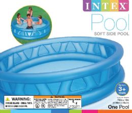 3 pieces of Intex Pool Soft Side 74 X 18 Age 3+ Shelf Box (21out8/31)
