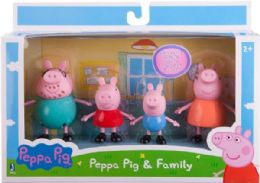 12 pieces Peppa Pig Family 4-Figure Pack - Action Figures & Robots