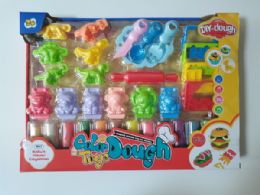 6 pieces Play Dough W/ Mold In Window Box - Clay & Play Dough
