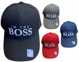36 of I'm The Boss Baseball Cap/hat