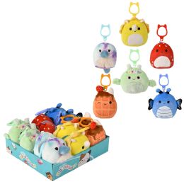 24 pieces 3.5'' Squishmallows Mini Clip On Plush Asst - Plush Toys
