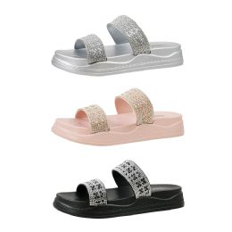 Wholesale Footwear Women's Rhinestone Glitter Wrap Sandal Assorted