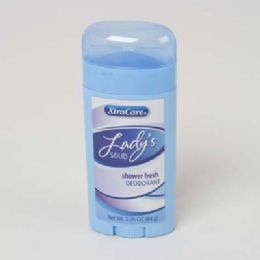 24 pieces Deodorant Stick 2.25oz Shower Fresh Ladys Xtracare - Deodorant