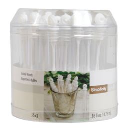 24 pieces Bubble Wands 36ct .16fl Oz Love Knot Wedding Simplicity - Bubbles