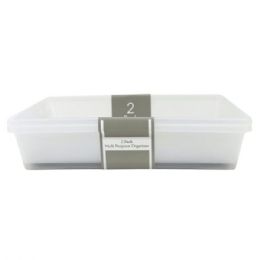 12 pieces 2 Pack Drawer Organizer 9.76" X 6.77" X 2.36" - Organizer