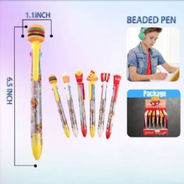 24 of 3 Color Pen With Fast Food Topper