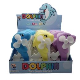 48 Pieces Dolphin Hand Fan - Electric Fans