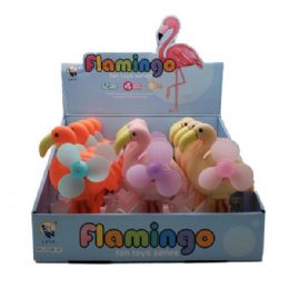 24 of Flamingo Hand Fan