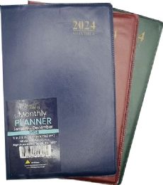 48 of Planner - Monthly - 5 X 8 Inch - Fashion Colors - Green Blue Maroon Black - Signature Series