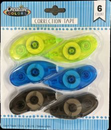 24 pieces Correction Tape - 6 ct - Tape