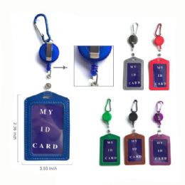 24 of Vertical Color Retractable Id Holder 2.36in X 3.93in