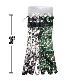 24 of Camouflage Lanyard Keychain