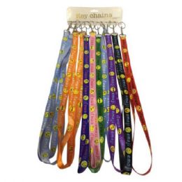 24 of Emoji Lanyard Keychain