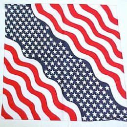 24 of Usa Waving Flag Bandana