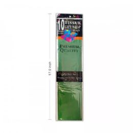 24 of 10pc Green Tissue Paper