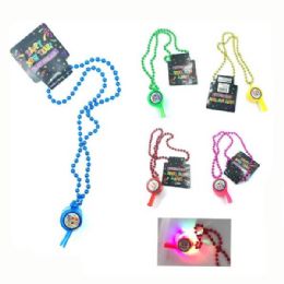 24 of Light Up Whistle New Year Necklace