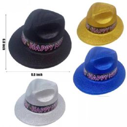 24 of New Year Glitter Hat