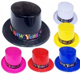 24 of New Year Plastic Hat