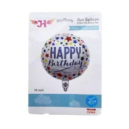 24 of Happy Birthday Foil Balloon